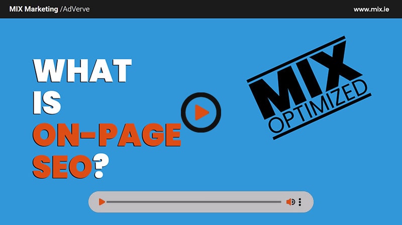 On page SEO video